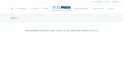 Desktop Screenshot of produpress.be