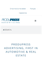 Mobile Screenshot of produpress.be